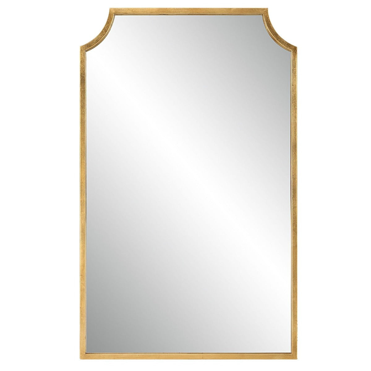 Bradley Mirror Gold Finish by Keiichi