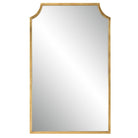 Bradley Mirror Gold Finish by Keiichi