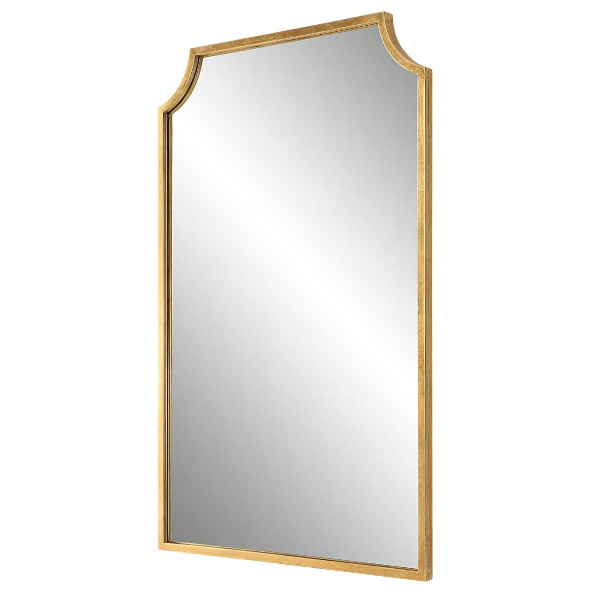 Bradley Mirror Gold Finish by Keiichi