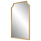 Bradley Mirror Gold Finish by Keiichi