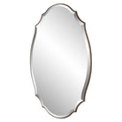 Aida Oval Mirror in Bronze by Keiichi