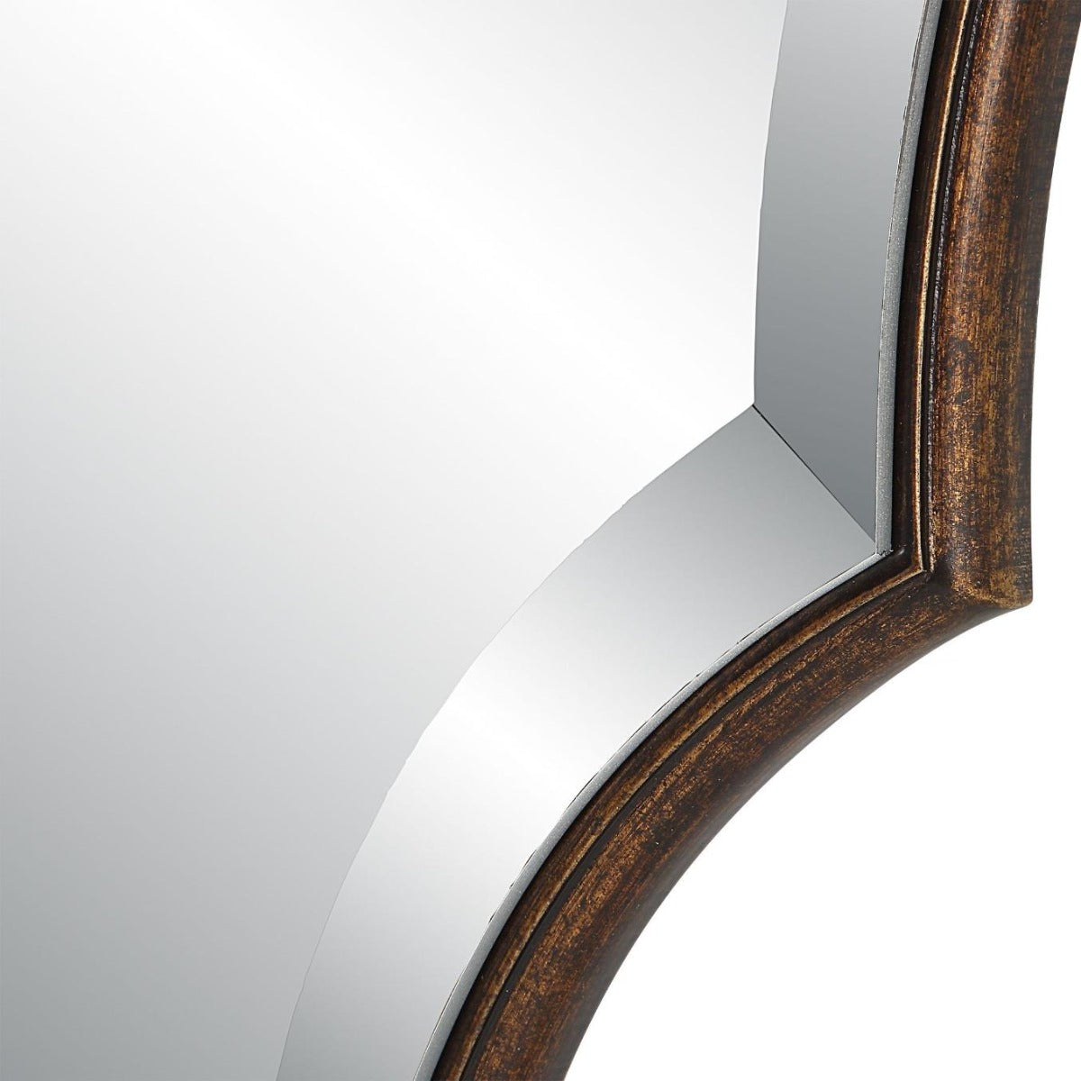 Aida Oval Mirror in Bronze by Keiichi