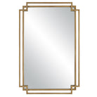 Deco Mirror Brushed Gold by Keiichi