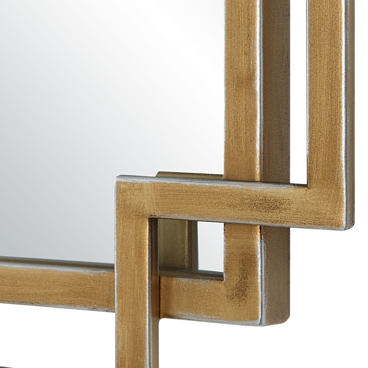 Deco Mirror Brushed Gold by Keiichi