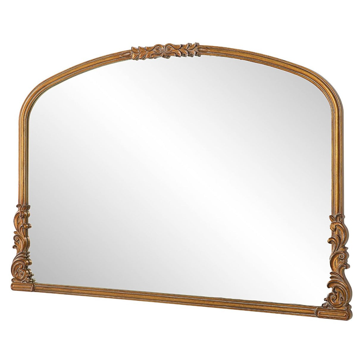 Edward Mantleplace Mirror Gold by Keiichi