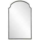 Beatrice Arched Mirror in Brushed Bronze by Keiichi