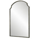 Beatrice Arched Mirror in Brushed Bronze by Keiichi