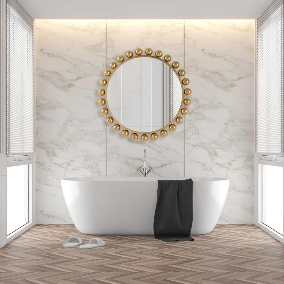 Spheres Mirror Gold by Keiichi