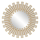 Rays Round Mirror Gold by Keiichi