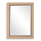 Natural Woven Rectangular Mirror by Keiichi