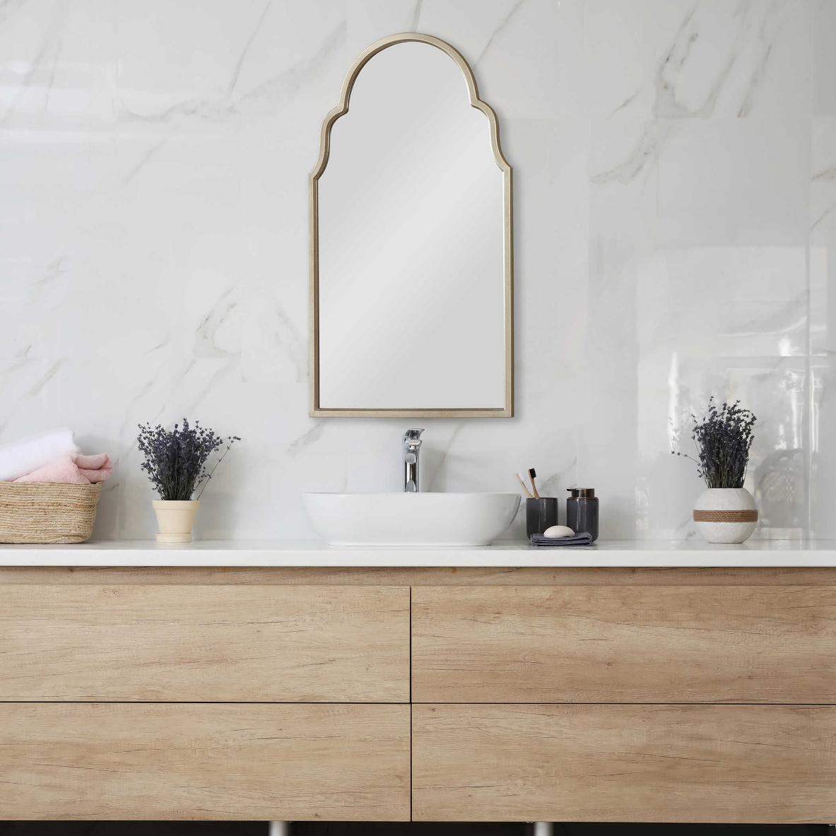 Lois Mirror Champagne Silver by Keiichi