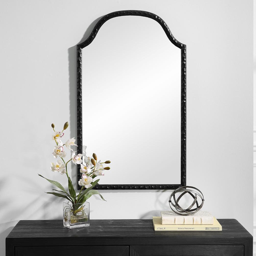 Cast Mirror Black Finish by Keiichi