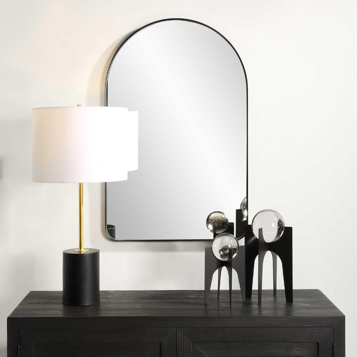 Kaitlynn Arched Mirror by Keiichi