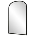 Aydyn Arched Mirror in Black by Keiichi