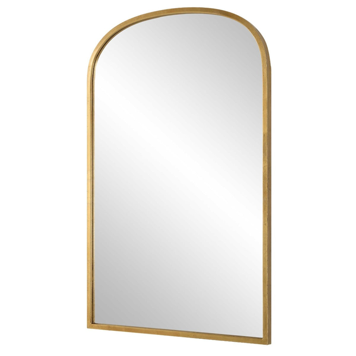 Aydyn Arched Mirror in Gold by Keiichi
