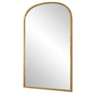 Aydyn Arched Mirror in Gold by Keiichi