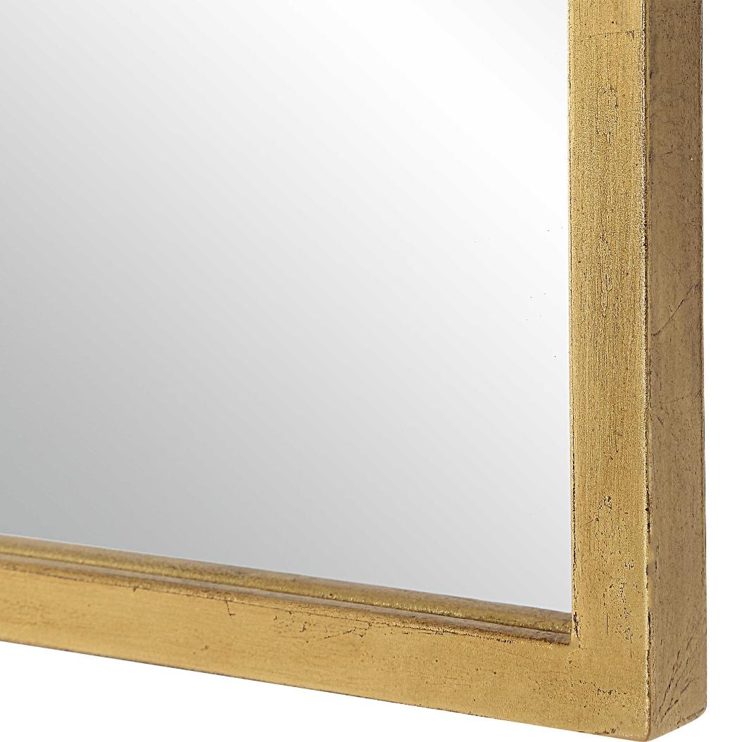 Aydyn Arched Mirror in Gold by Keiichi