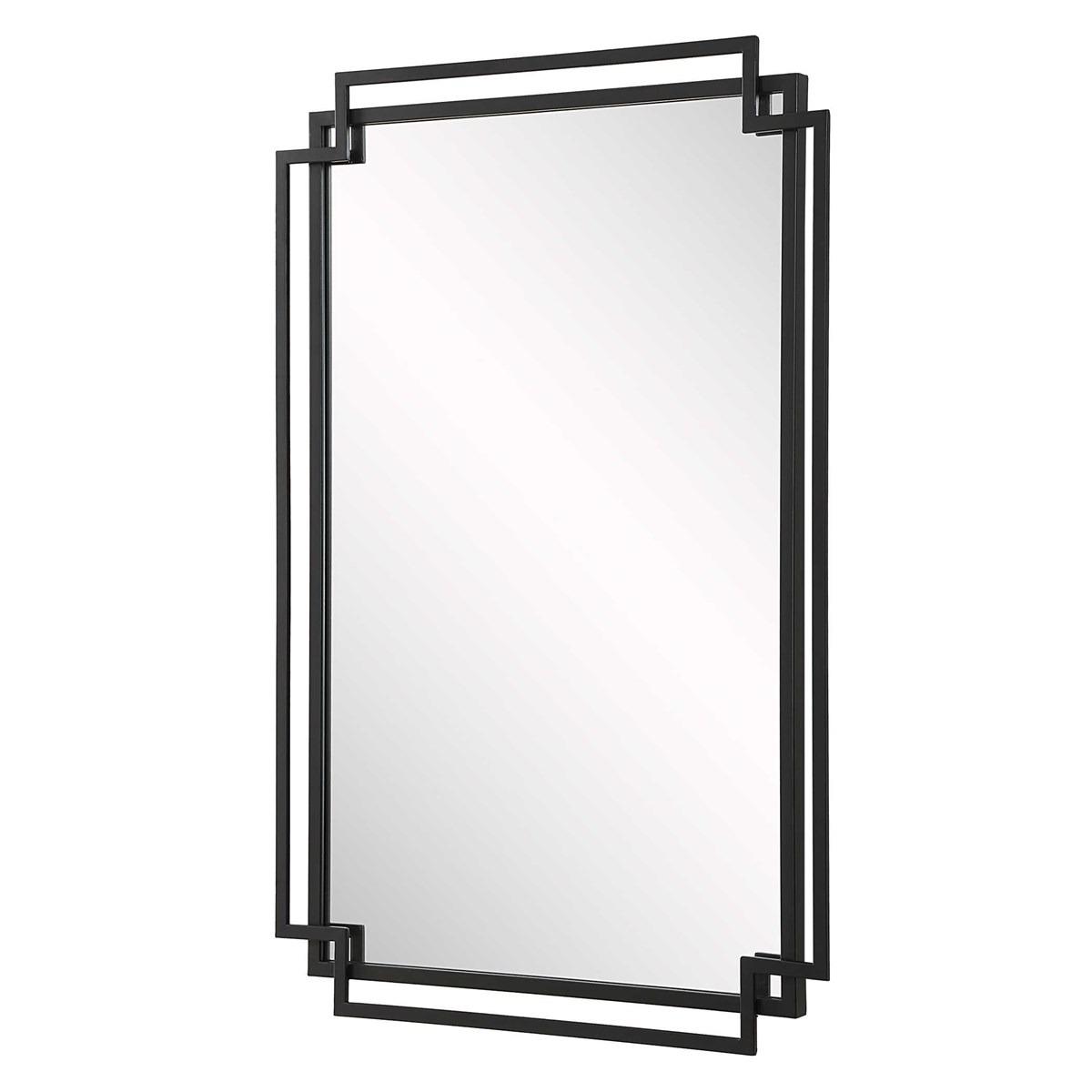 Deco Mirror Black Finish by Keiichi