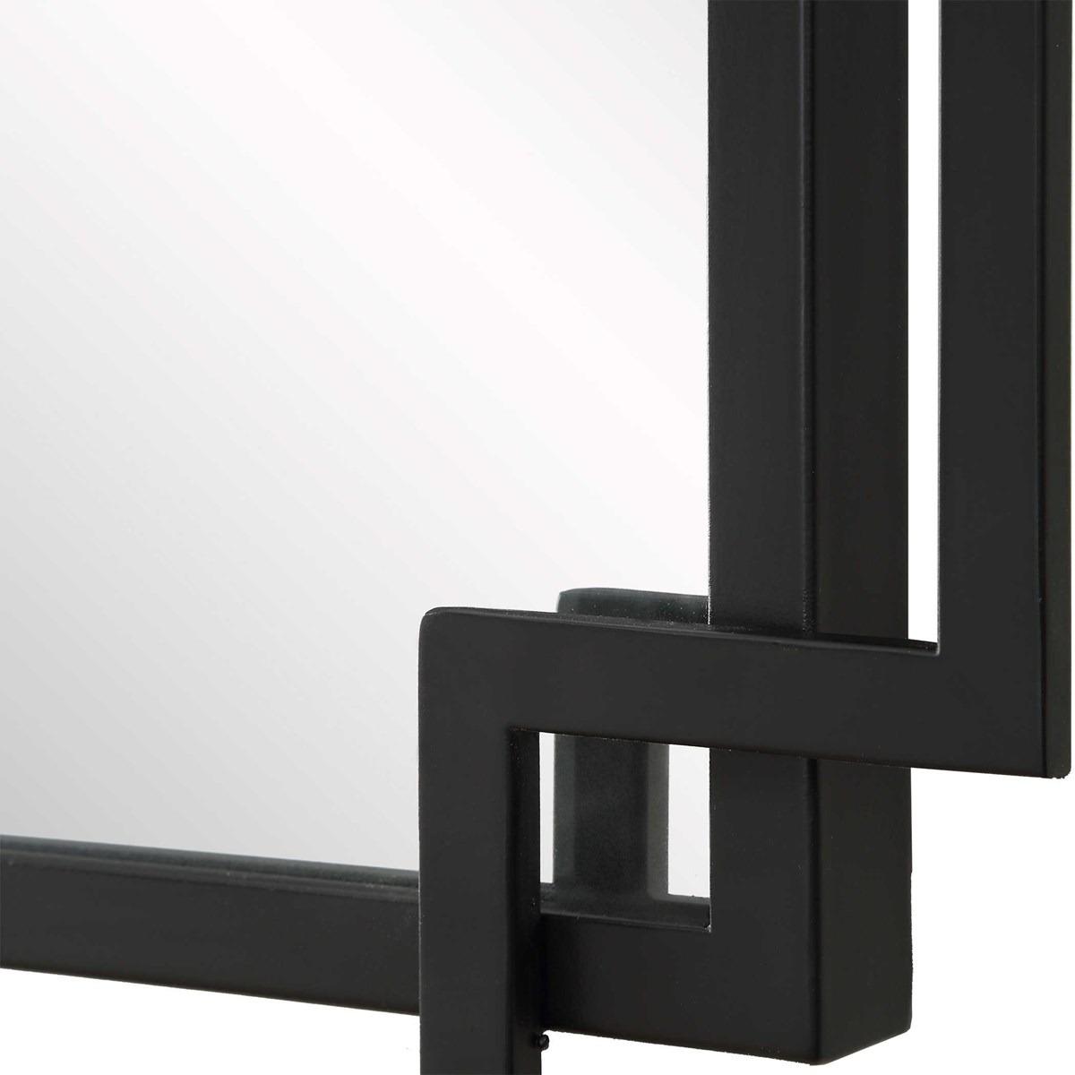 Deco Mirror Black Finish by Keiichi