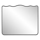 Grace Scalloped Mirror in Black by Keiichi