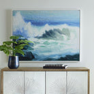 Wave Framed Canvas by Keiichi