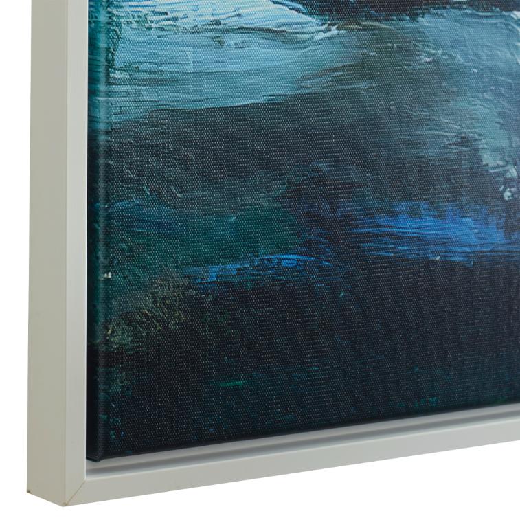 Wave Framed Canvas by Keiichi