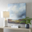 Blue Light Printed Canvas by Keiichi