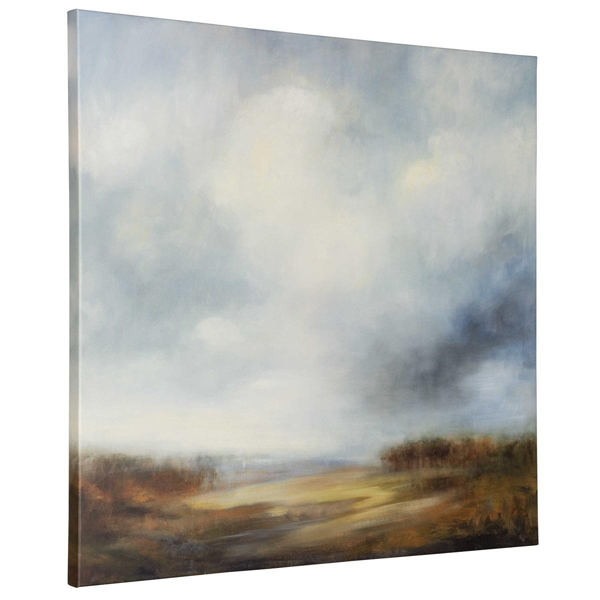 Blue Light Printed Canvas by Keiichi