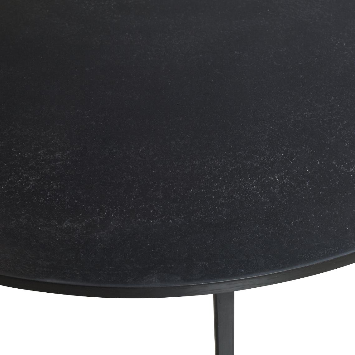 Espresso Set of Round Nesting Tables by Keiichi
