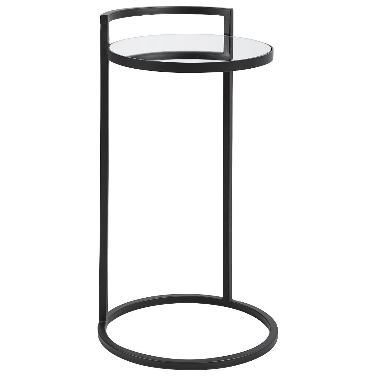 Reflects Mirrored Drinks Table by Keiichi