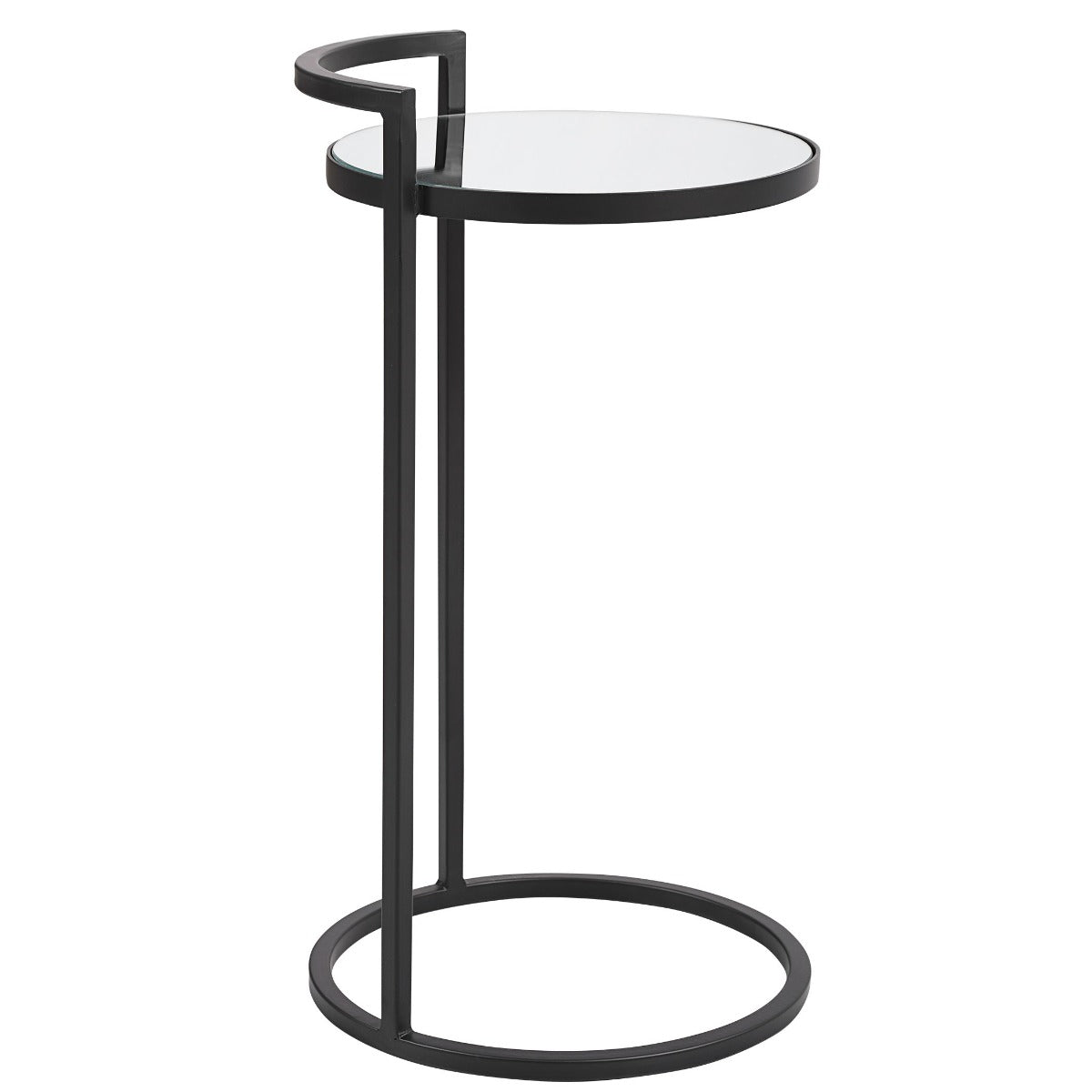 Reflects Mirrored Drinks Table by Keiichi