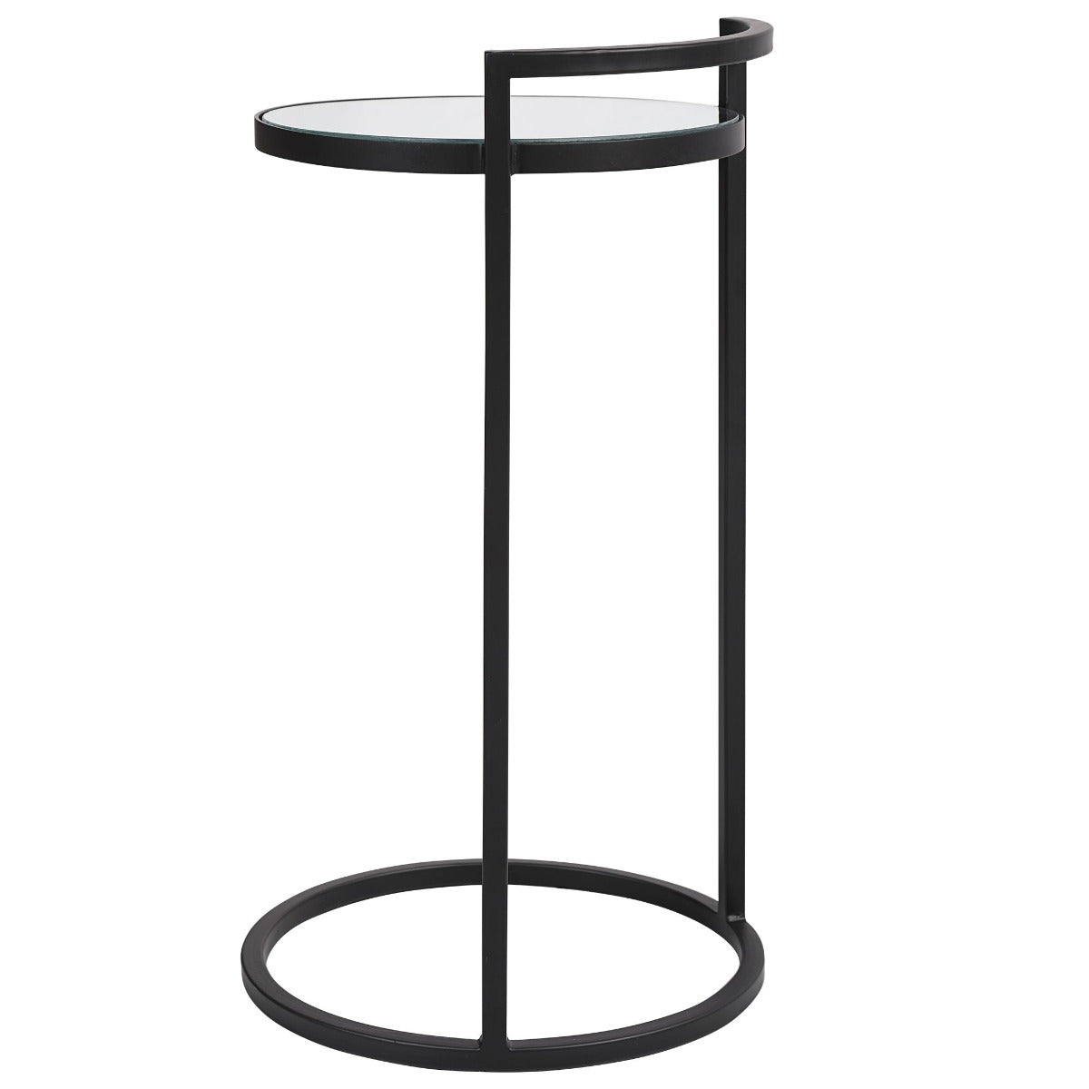 Reflects Mirrored Drinks Table by Keiichi
