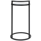 Reflects Mirrored Drinks Table by Keiichi