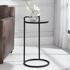 Reflects Mirrored Drinks Table by Keiichi
