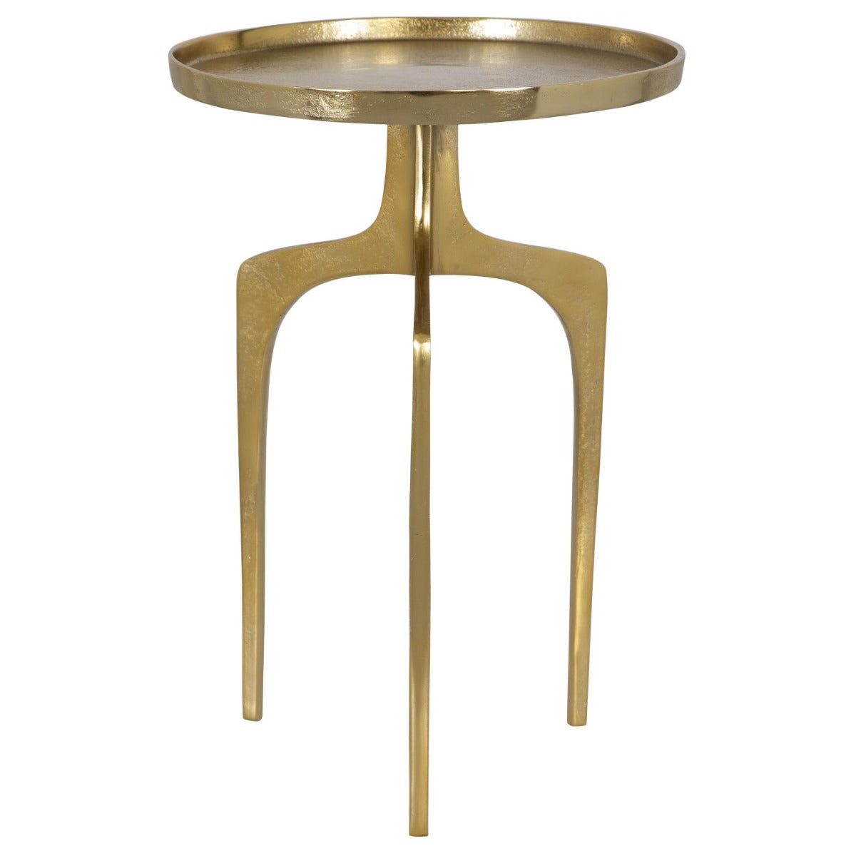 Tripod Side Table Gold by Keiichi
