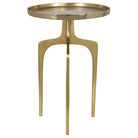 Tripod Side Table Gold by Keiichi