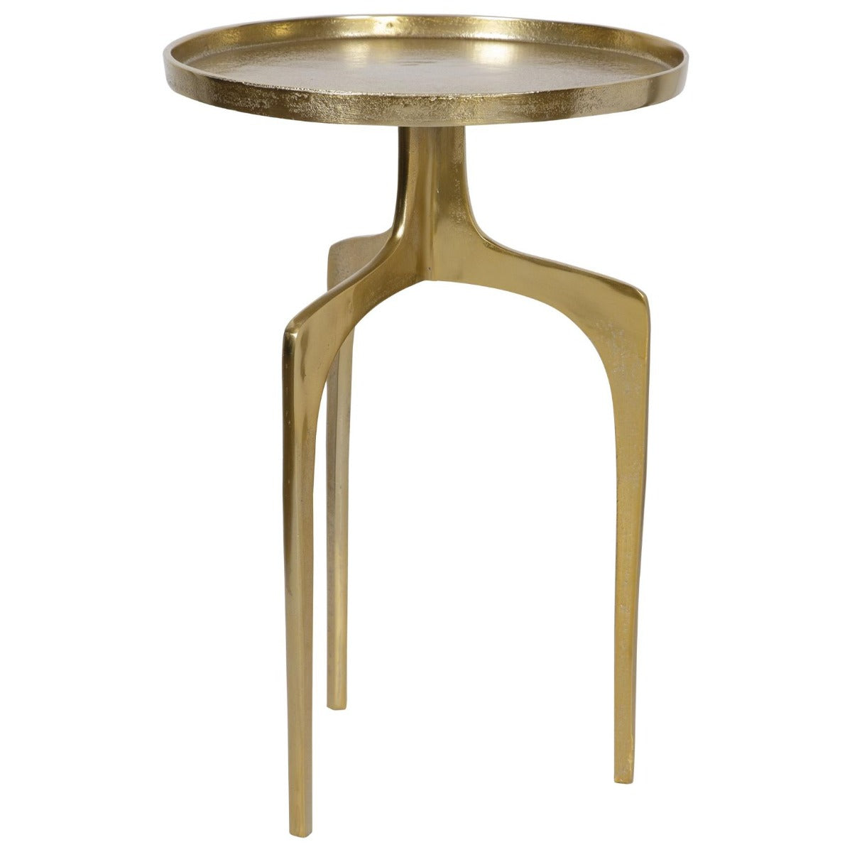 Tripod Side Table Gold by Keiichi