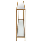 Slimline Console Gold Finish by Keiichi