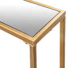 Slimline Console Gold Finish by Keiichi