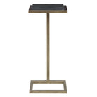 Served Accent Table Marble & Brushed Gold by Keiichi