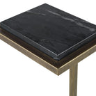 Served Accent Table Marble & Brushed Gold by Keiichi