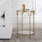 Ula Side Table Brass by Keiichi