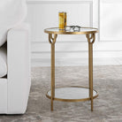 Ula Side Table Brass by Keiichi
