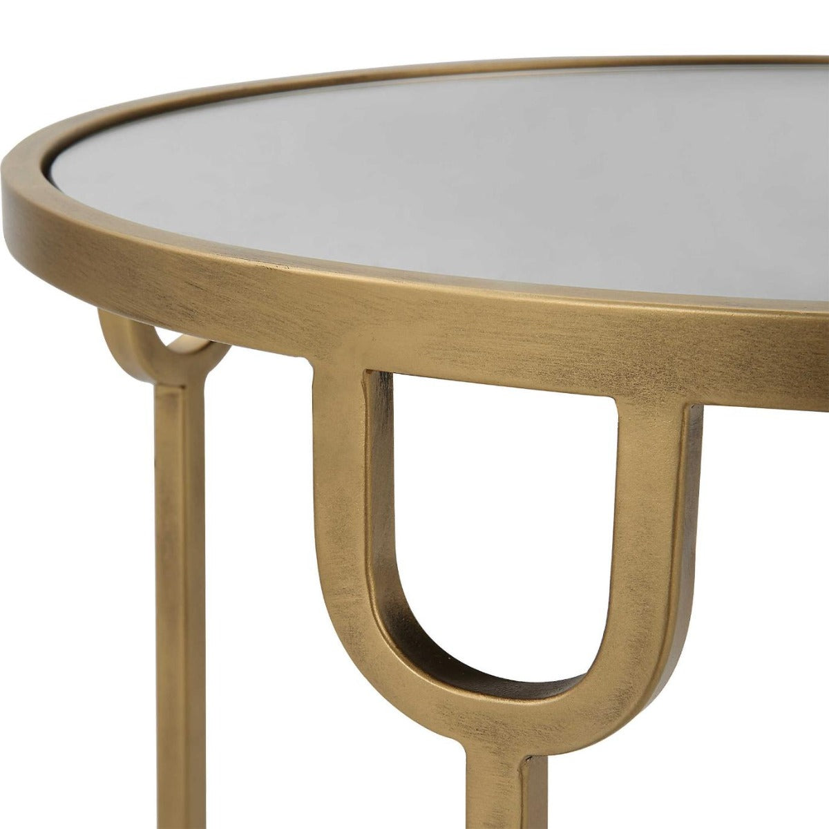 Ula Side Table Brass by Keiichi
