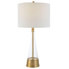 Prism Table Lamp Brass by Keiichi