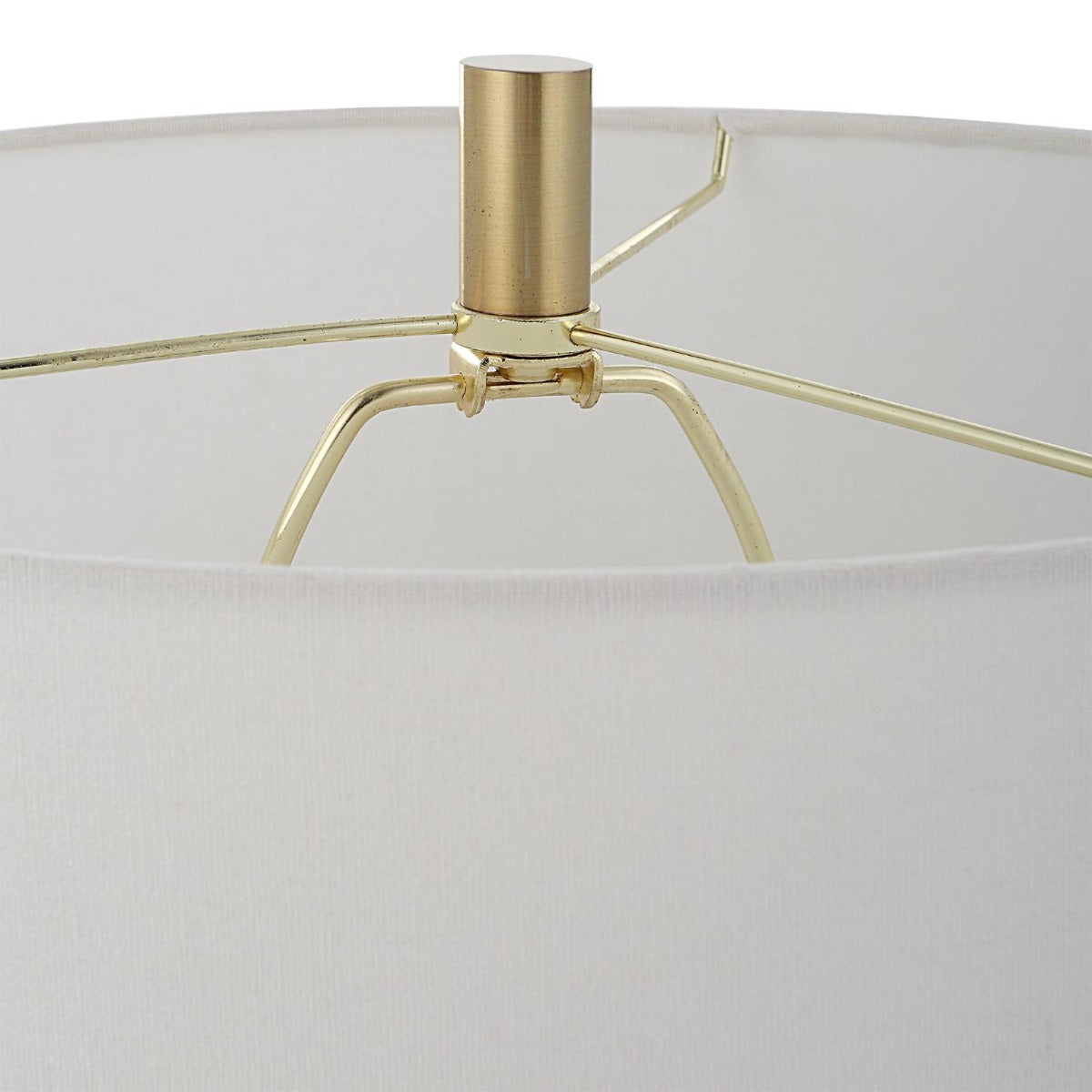 Prism Table Lamp Brass by Keiichi