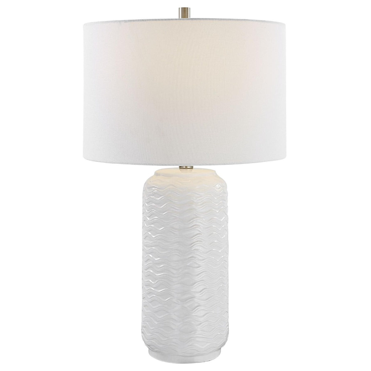 Seaview Table Lamp in White by Keiichi