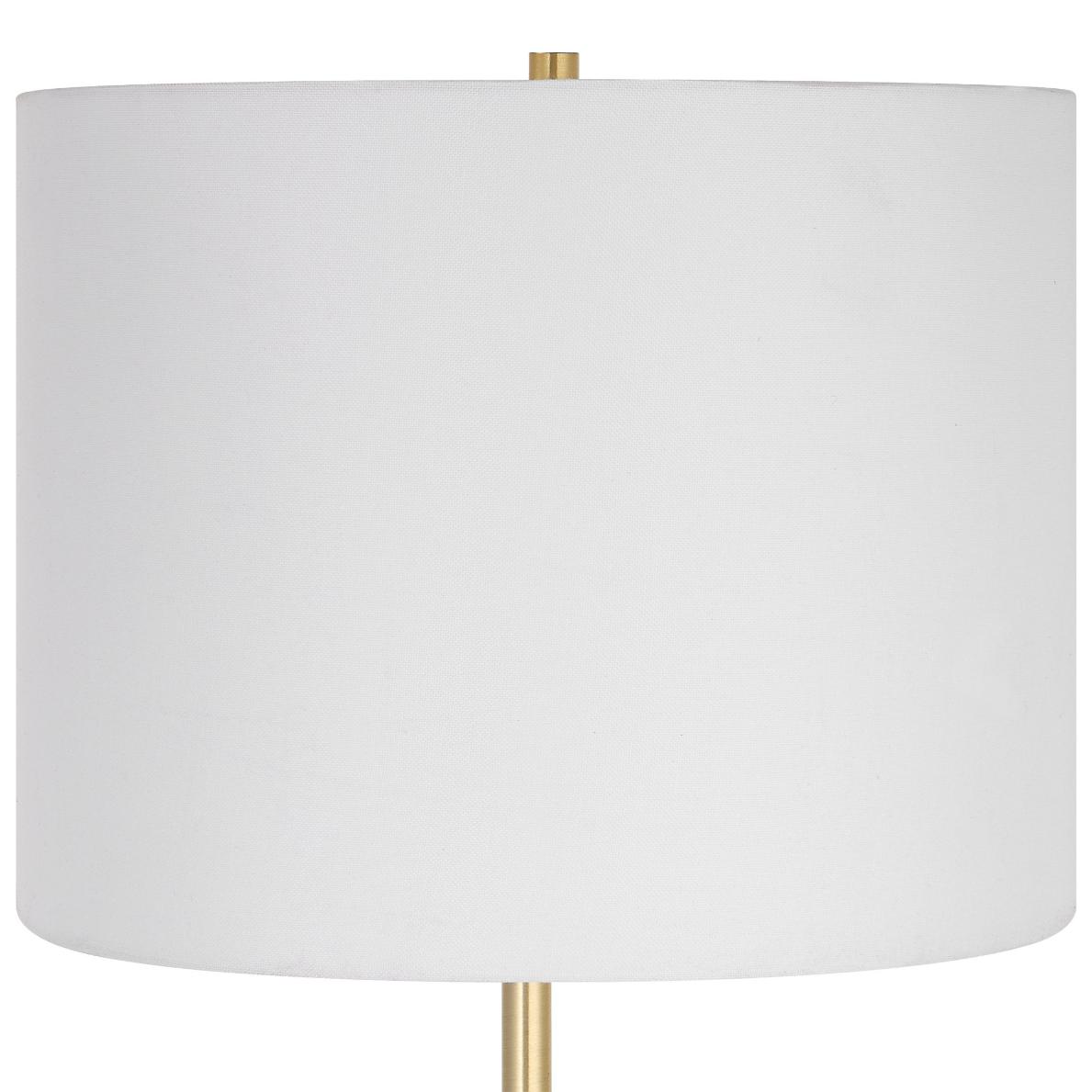 Simplistic Table Lamp in White by Keiichi