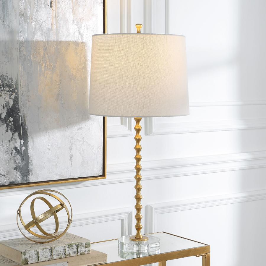 Hourglass Table Lamp in Brass - Set of 2 by Keiichi