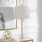 Hourglass Table Lamp in Brass - Set of 2 by Keiichi